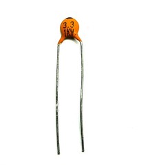100pc Disc Ceramic Capacitor 3.3pF 1KV C ±0.25pF NP0 Pitch=4.5mm RoHS Taiwan NPO