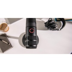 Audio-Technica Hypercardioid Dynamic Podcast USB Mic with 2 Year Warranty Bundle