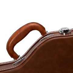 Hard-Shell Electric Guitar Case for GLP Style Electric Guitar Brown, in stock