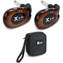 Xvive U2 Digital Wireless Guitar System and Case Bundle – 3-tone Sunburst