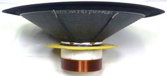 LASE 18 Sound R15LW2400 ReCone Kit 4″ Voice Coil for 15LW2400 15″ Speaker 8 Ω
