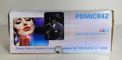Pyle Pro USA Retro Style Dynamic Studio Vocal Karaoke Singing Microphone