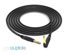Gotham GAC-1 Ultra Pro Instrument Cable | Neutrik Straight to 90º | 25 ft | 7.6m