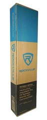 2 Rockville RVSS2 Tripod DJ PA Church Club Scene White Speaker Stands+Carry Case