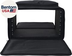 Portable 6U Rack Bag, Soft Rack Case with 14″ Rackable Depth, Plywood Rack Frame