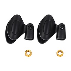 2PCS Universal 180° Microphone Clips Clamp Holder For Wired/Wireless Mic Stand