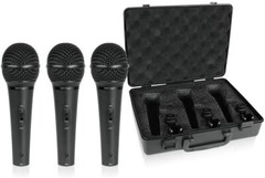 Behringer – XM1800S – Dynamic Wired Professional Microphone – Set of 3