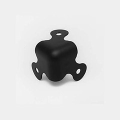 8- Mini 3 Leg Metal Corners, Black, Case, Speaker Cabinet, Amp