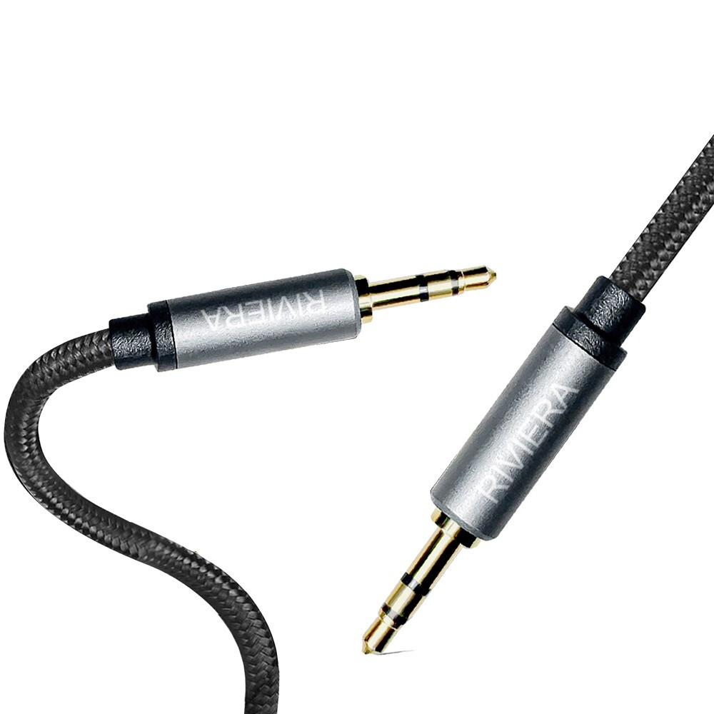 3.5 ST-3.5ST Nylon Braid Aux Cable Sheild Wire Low Noise for muscial instrument