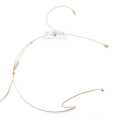 Double Hook Beige Headset Mic YAM HM1-C6K-A Headworn Mic For Line6 Wireless Mics