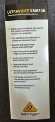 Behringer ULTRAVOICE XM8500 Dynamic Cardioid Vocal Microphone – Brand New Opened