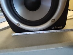 M-Audio BX5 Carbon Silver / Black Powered Studio Monitor Speaker