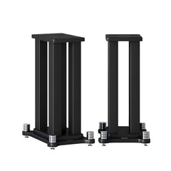 Universal Wooden Speaker Stands Pair, Heavy Duty Floor Standing Speaker 27.5 in