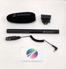 Used Sennheiser MKE600 Camcorder Shotgun Microphone Black