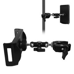 Mic Stand Tablet Holder Mount for 4.7–12.9″ iPad iPhone Aluminum Adjustable US