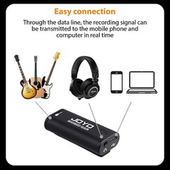 JOYO Guitar Audio Interface Mini Recording Sound Card Adapter Plug and Play U4V2