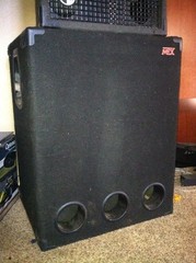 mtx pwrs15 pro audio sub boxes
