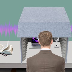 Desktop Soundproof Cover Portable Sound Recording Reflection Filter Isolation