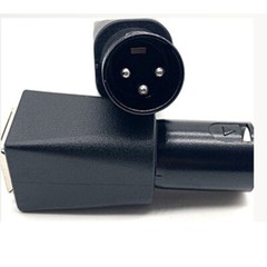 DMX to RJ45 Connector RJ45 Ethernet to 3-Pin XLR DMX Female & Male Adapter Set