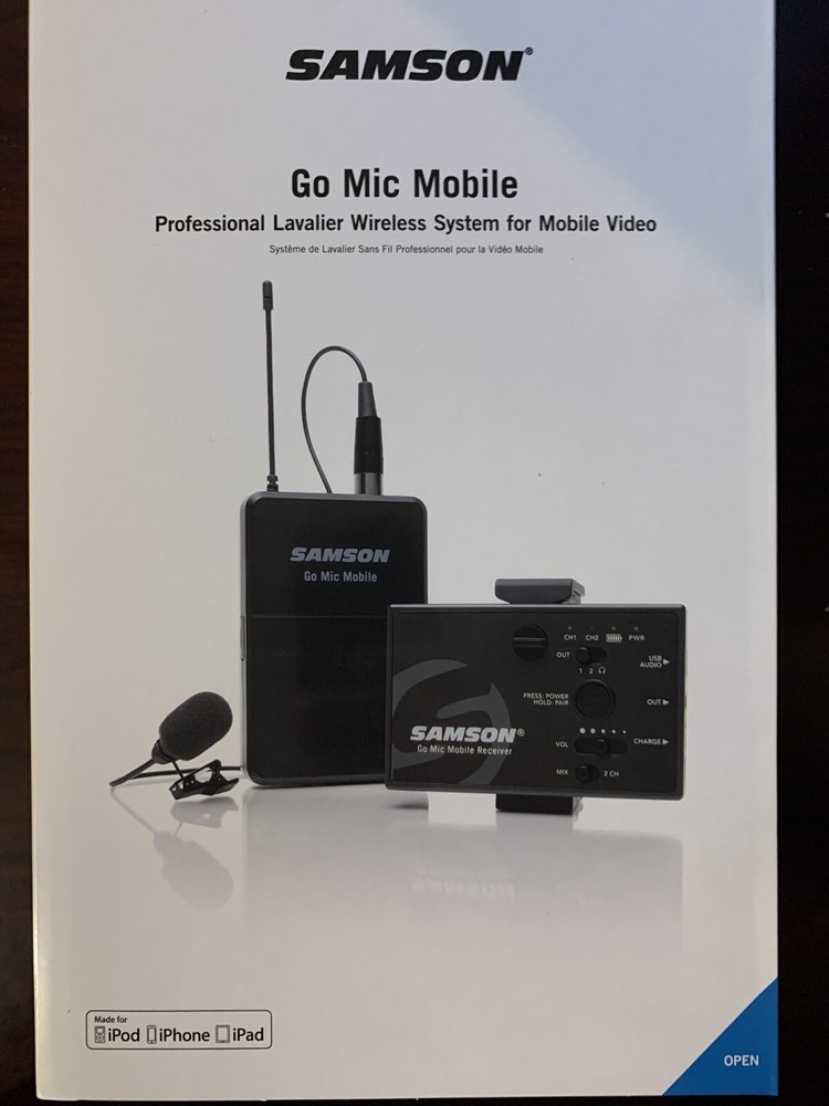 Samson SWGMMSLAV Go Mic Mobile Omnidirectional Lavaliere Wireless System