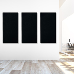 SilentPoly™ Dual-Tone Acoustic Panels 2×2 or 2×4 Sound Treatment Panel for Walls