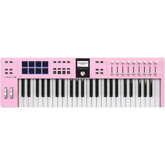 Arturia KeyLab Essential 49 mk3 MIDI Keyboard Controller – Rose Quartz