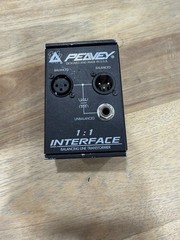 Vintage Peavey 1:1 Interface Balancing Line Transformer XLR to 1/4 USA