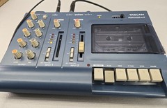 TASCAM Porta 02 MK 2 Mini Studio 4 Track Cassette Recorder W Pwr Sup + Manual
