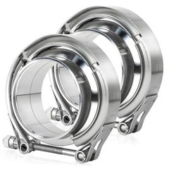 2.5 inch V Band Clamp, Exhaust V Band Clamp 2.5 inch with Male 2.5inch-2pcs