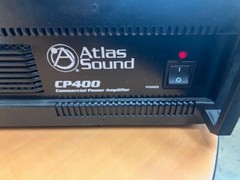 Atlas Sound CP400-ATLAS Power Amplifier 200W/Ch @ 70.7V, 240W/Ch @ 4 ohms Stereo