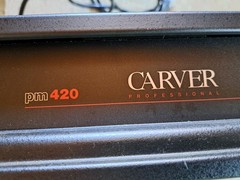 Carver Power Amplifier PM420 – 2 Channel 100%
