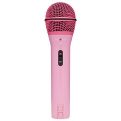 Samson Q2U USB and XLR Handheld Dynamic Pink Microphone with Cardioid Pattern
