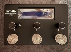 Jamstik MFC1 MIDI Foot Controller w/ LCD Display, USB-B/USB-A & MIDI DIN Out