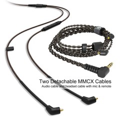 Triple Driver in Ear Monitors BASN Bmaster in-Ear Headphones with Silver-Plated