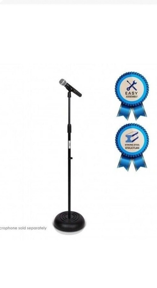 Plye PMKS5 Microphone Stand Base – Black