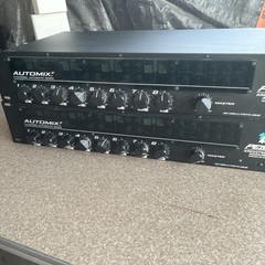 2-PREOWNED-WORKING-PEAVEY AUTOMIX 2-8CH MIXERS-GOOD CONDITION-SELLING TOGETHER