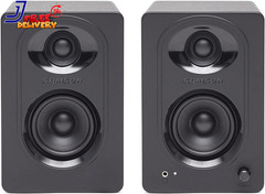 SAM30 3-Inch Powered Studio Monitors Pair Featuring Polypropylene Woof
