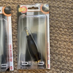 Proel DHPA110 Male 3.5mm Mono To Stereo Female 1/4” Jack Set Of two