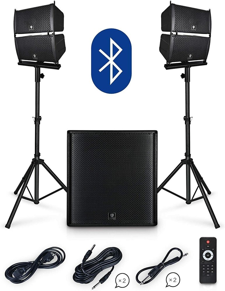PRORECK CLUB 4000 PA System 4000W 18″ Powered Subwoofer Church Auditorium Audio