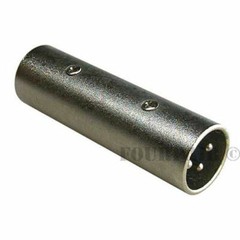 3 Pack – 3-Pin XLR Male to Male Plug Coupler Gender Changer Audio Mic DJ Adapter