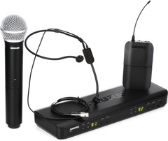 Shure BLX1288/P31 Dual Channel Wireless Combo System – H10 Band