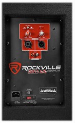 New Rockville RBG10S Bass Gig 10″ 1200 Watt Active Powered PA Subwoofer DJ/Pro
