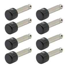 8 Pack 1/4″ TS Mono Connectors for Kurrent Electric Solderless Guitar Cables