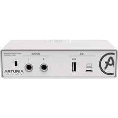 Arturia MiniFuse 1 Portable 1×2 USB Type-C Audio Interface, White