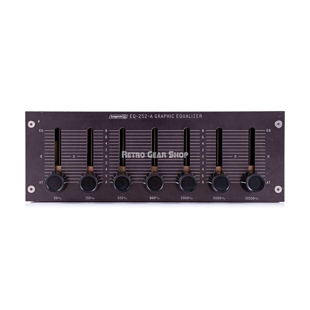 Langevin EQ-252-A Graphic Equalizer Analog EQ Vintage Rare Black knobs 252a