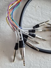 PRORECK 6ft Snake Cable, 8-Channel Shielded Audio Cable 1/4“ TRS, with…