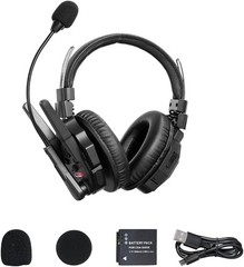 SYNCO Xtalk Xmax1 Wireless Intercom Headset System Xmax1/1 PCS, Black