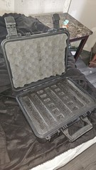 Hard Plastic Protective Pistol Case/ Hard Foam Padding, Carry Handle