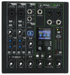 Mackie ProFX6v3+ 6-Channel Analog Mixer w/Enhanced FX/USB Recording/Bluetooth