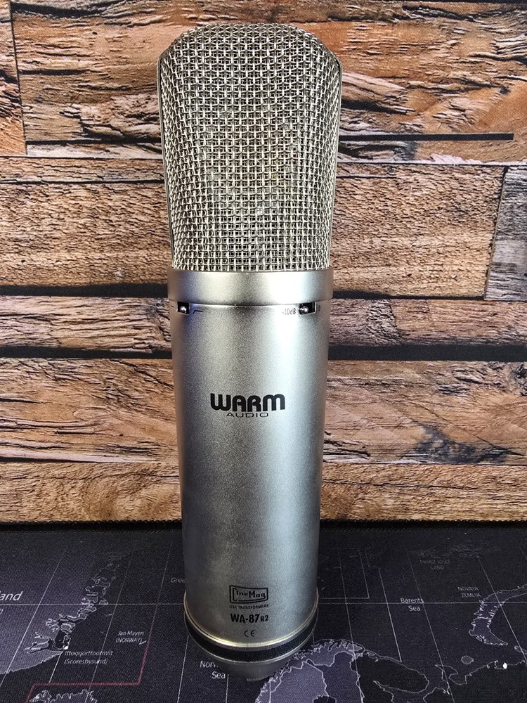 Warm Audio WA-87 R2 Condenser Microphone Large-Diaphragm Nickel – Mic only